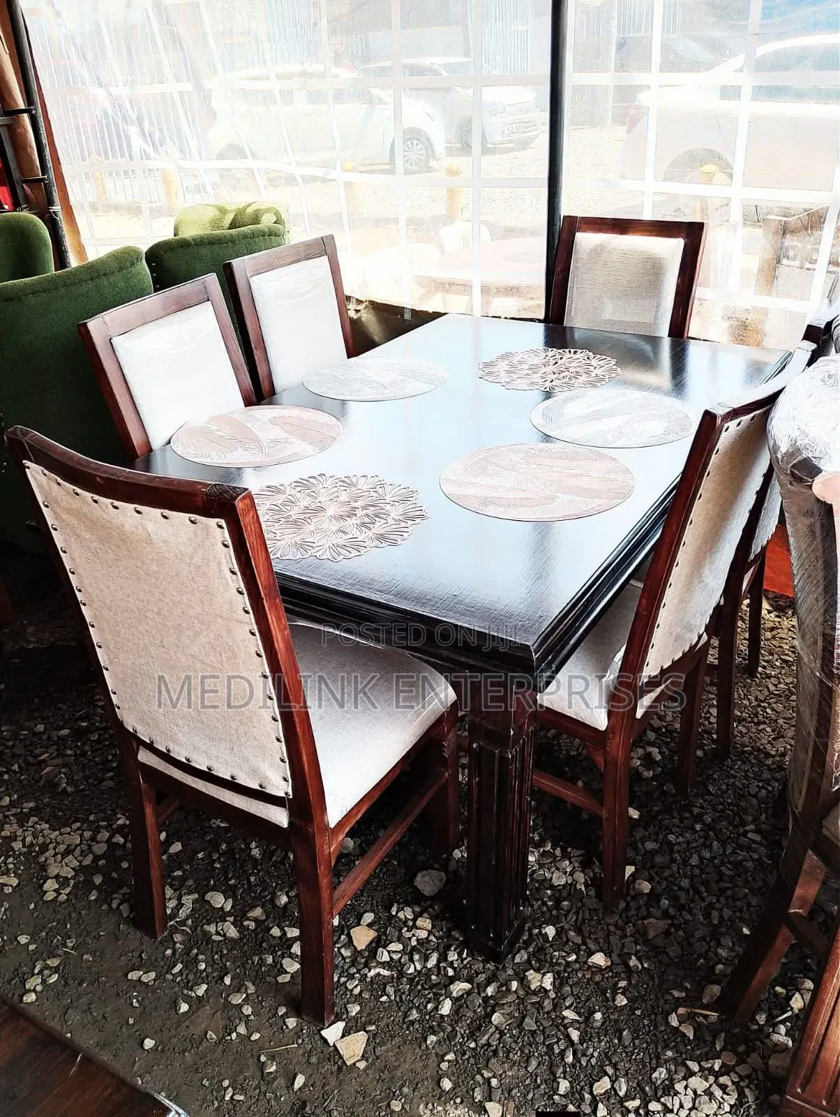 Xd Chars Six Seater Dinning Table Set
