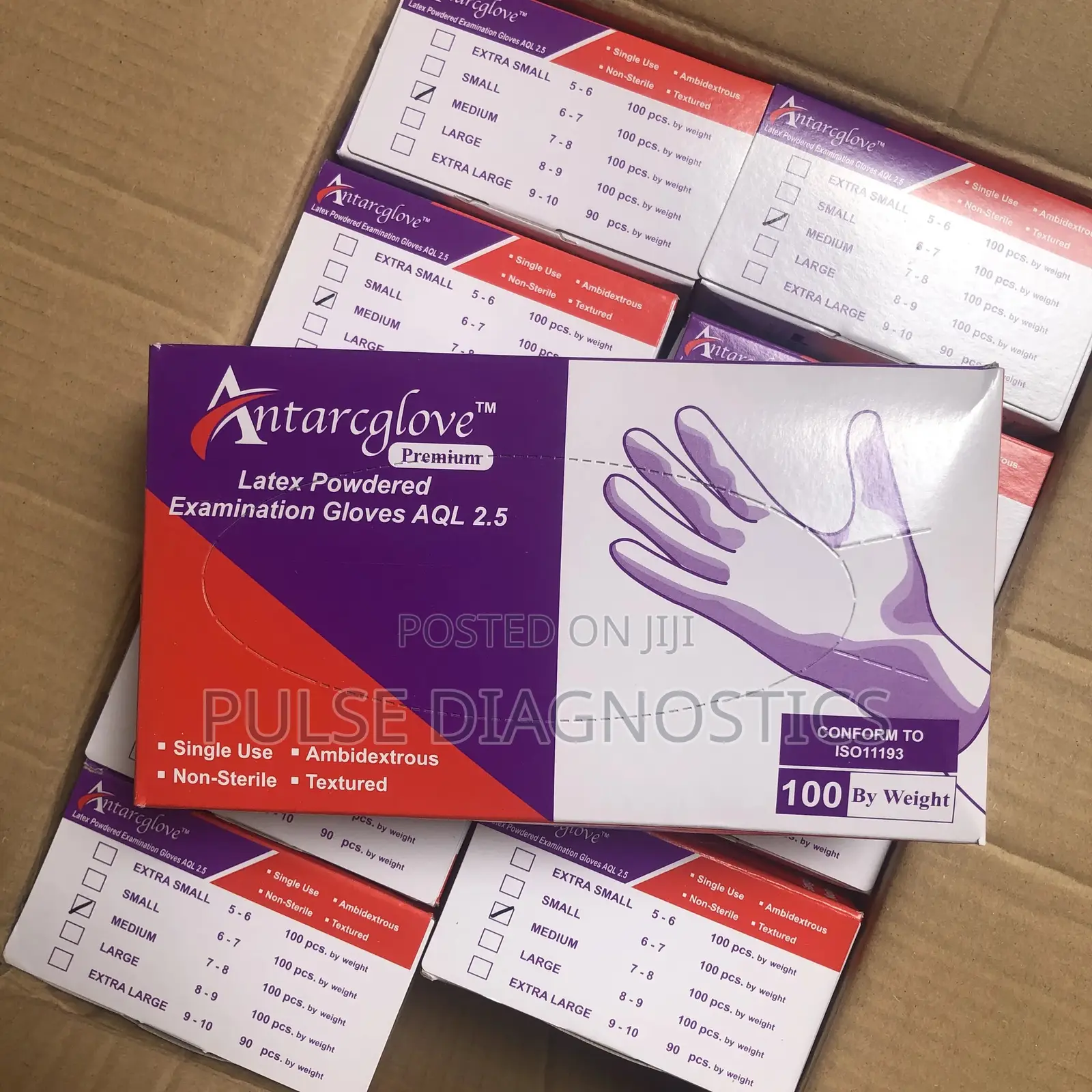 Latex Powdered Examination Gloves