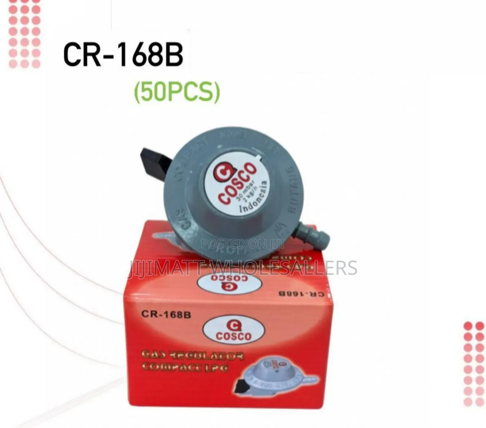 13kgs Gas Regulator. Full CTN 50 PCS