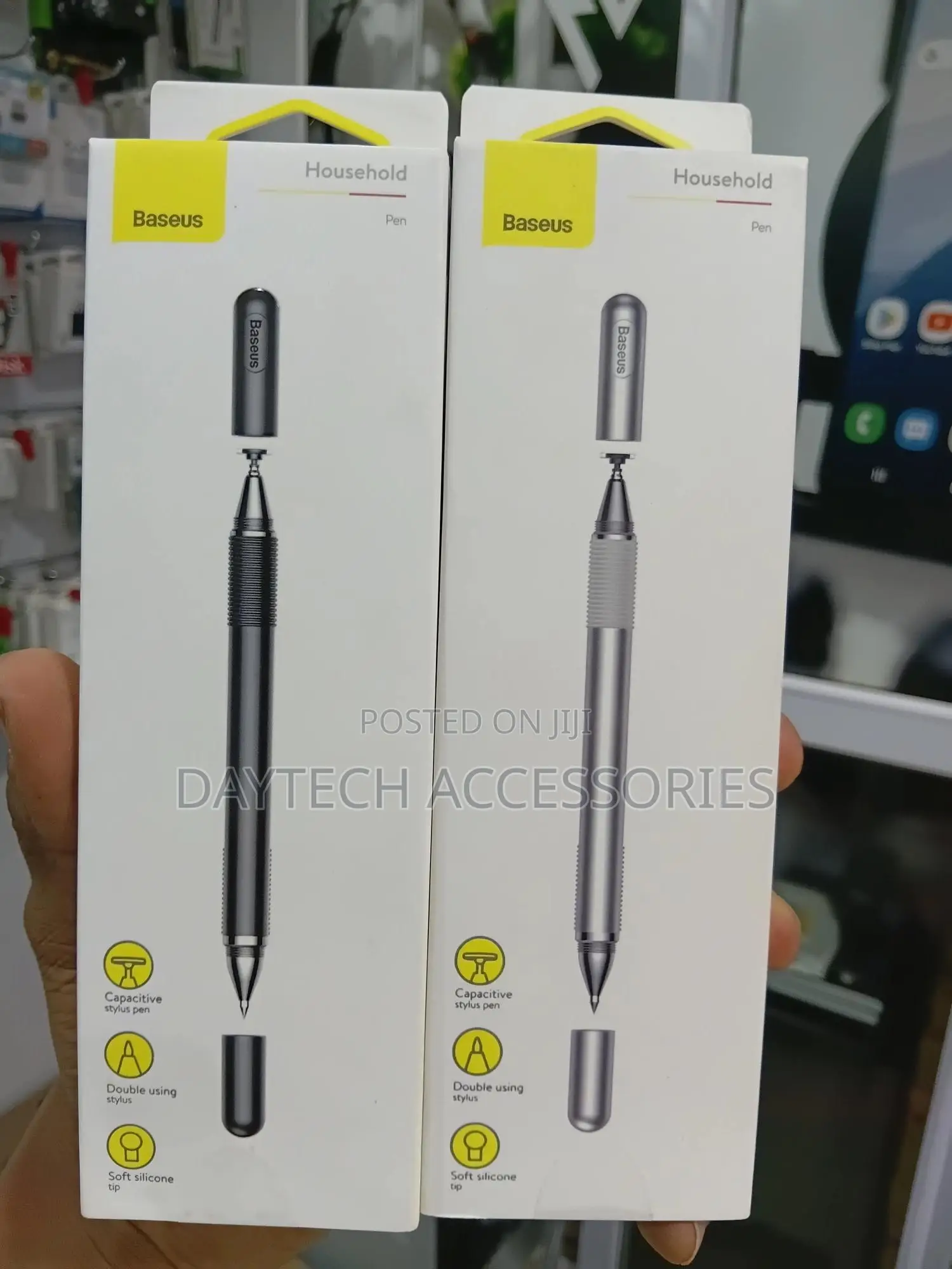 Baseus Golden Cudgel Capacitive Stylus Pen for Tablets Phones - Black