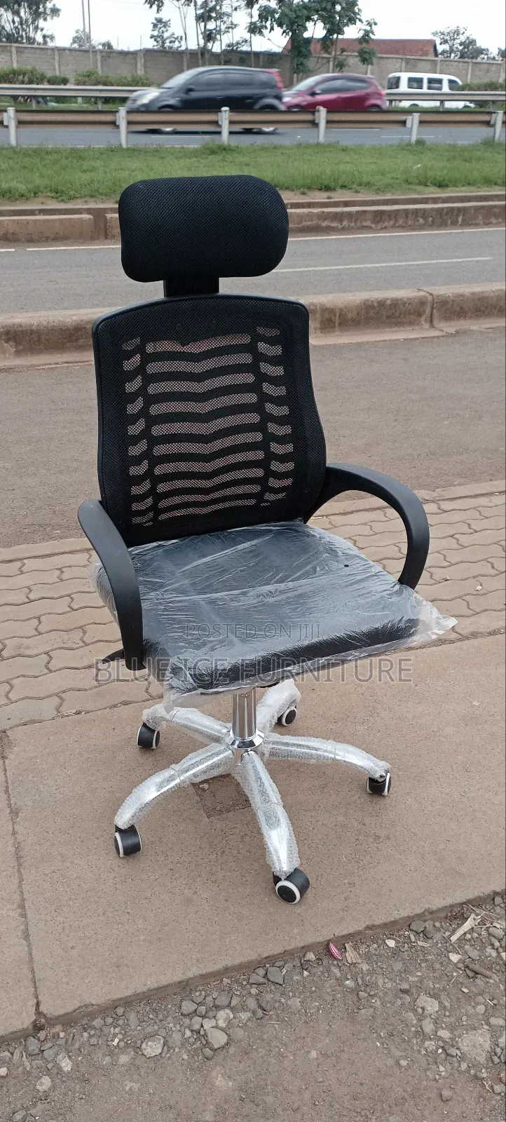 Secretarial Headrest Office Chair
