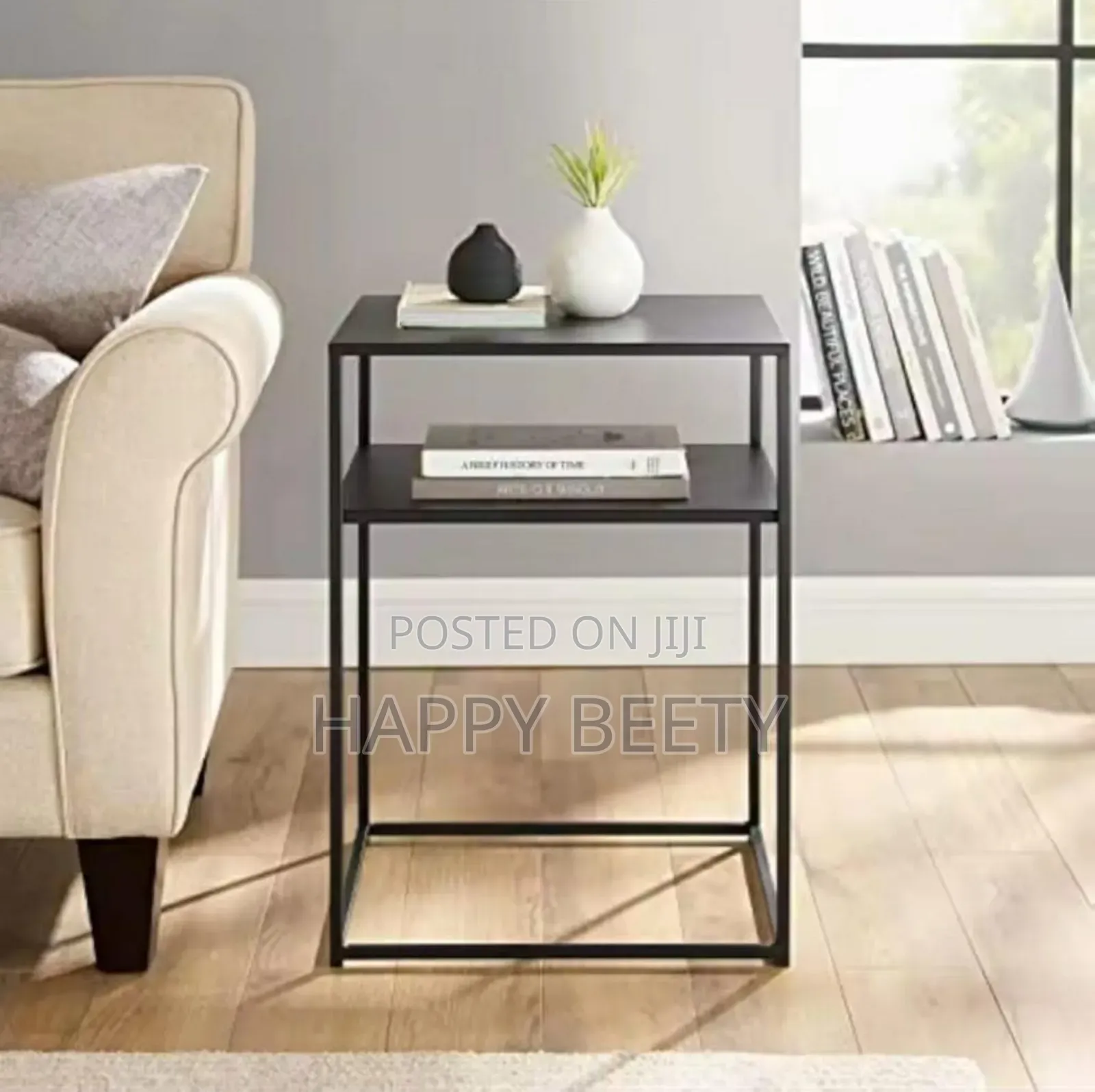 *2layers Norsic Metallic Side Table//Bedside//Desk Side.