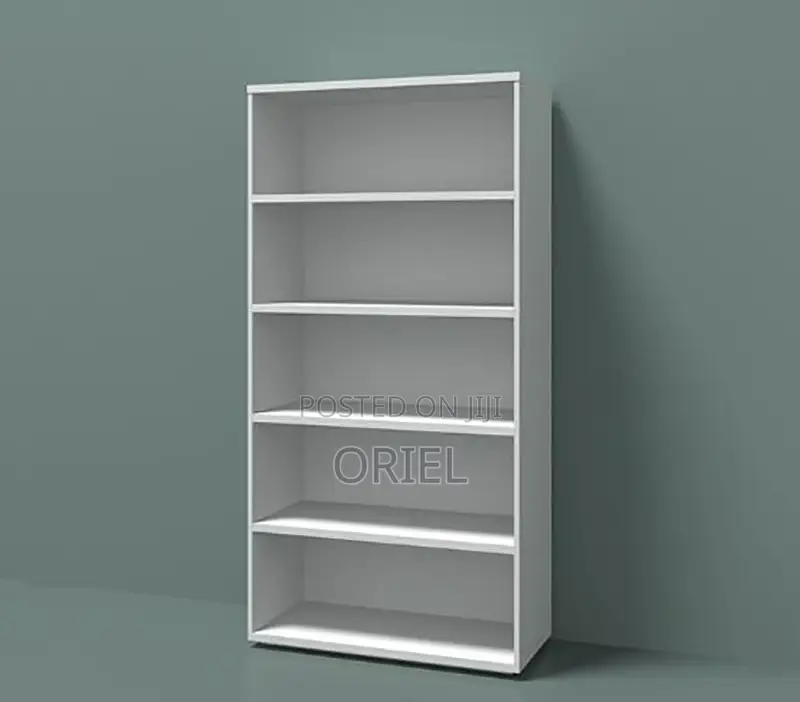Office Cabinet : Wooden 5-Tier Open Office Bookshelf Display Cabinet