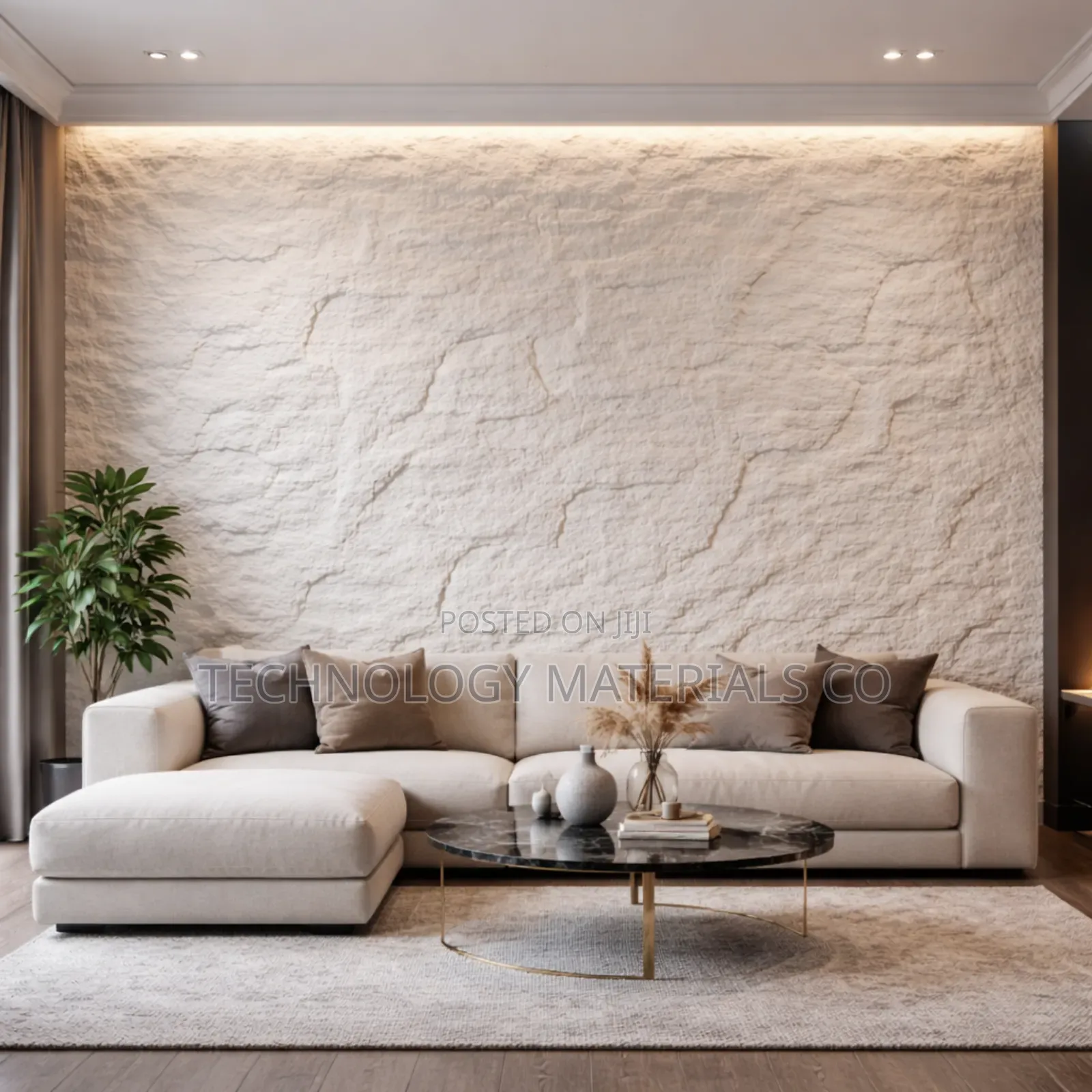 Luxury 3d Pu Stone Wall Panel–Modern Decorative Interior Wall Cladding
