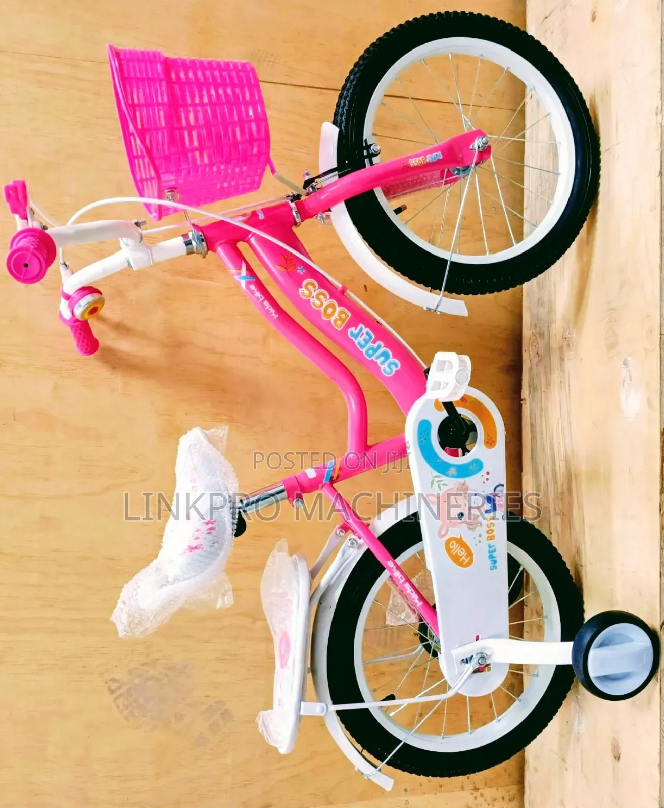 Size 16 Super Boss Hot Pink Kids Bike