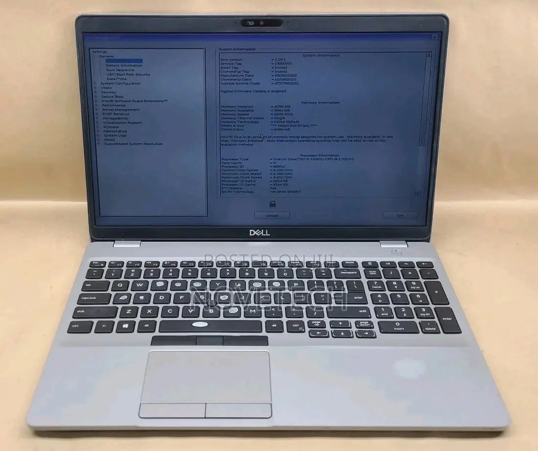 Laptop Dell Latitude 5510 16GB Intel Core i7 SSD 512GB