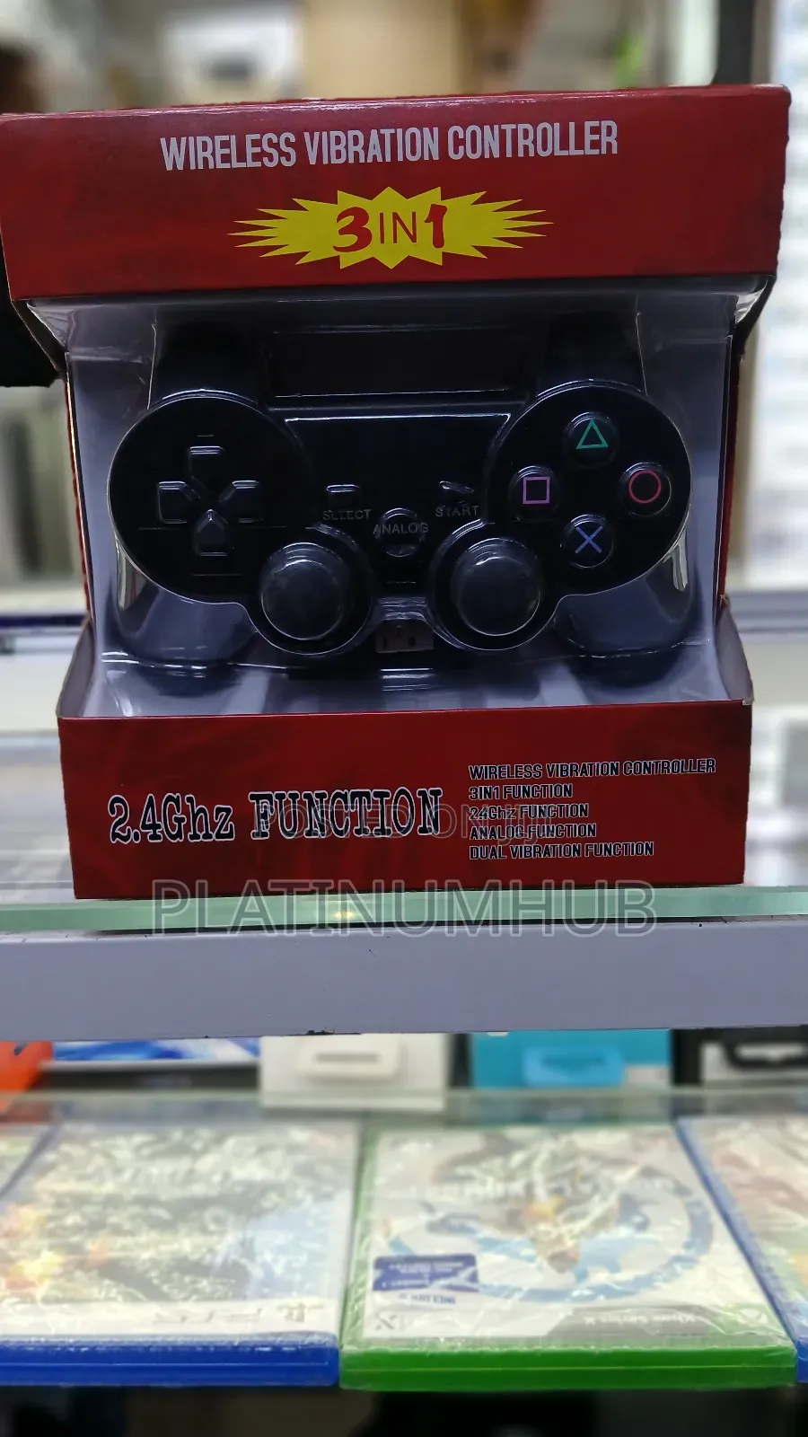 Wireless Vibration Controller 3in1-Laptop,Ps2 and Ps3
