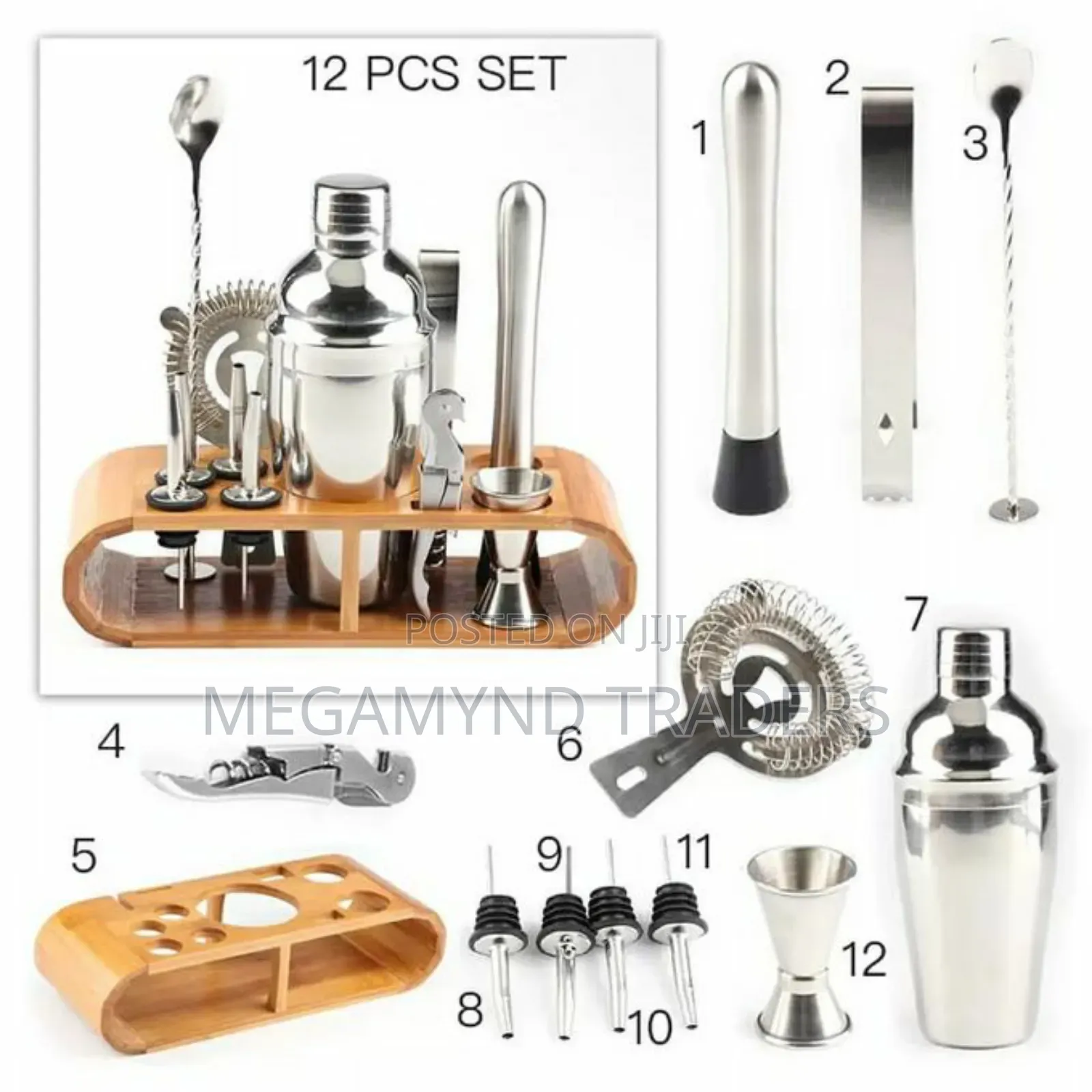 Cocktail Shaker Set /Cocktail Making Set 12pc