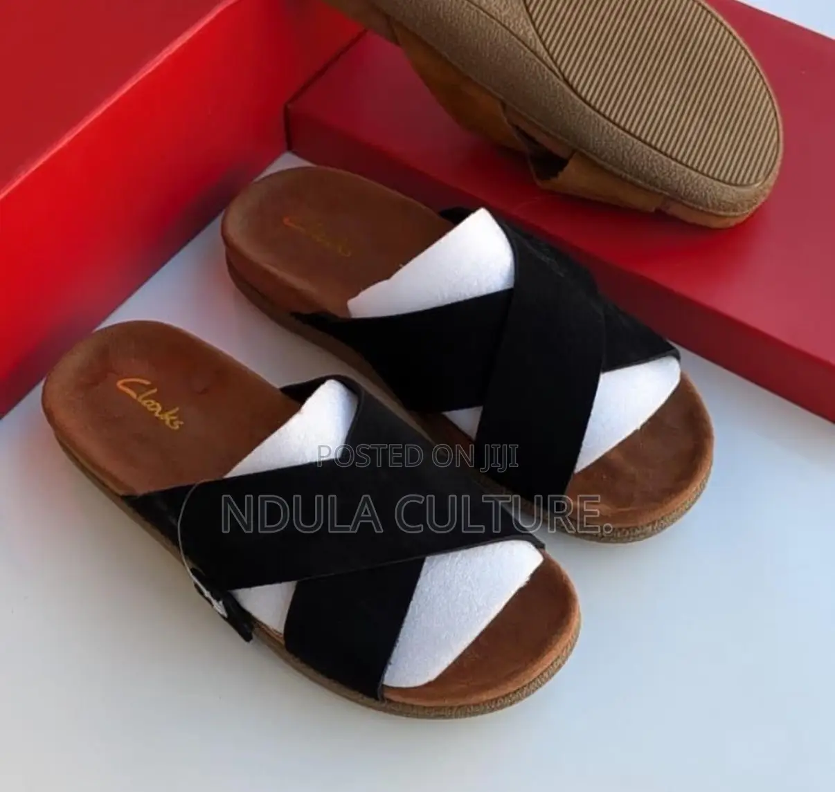 Clarks Soft Sole Crisscross Sandals