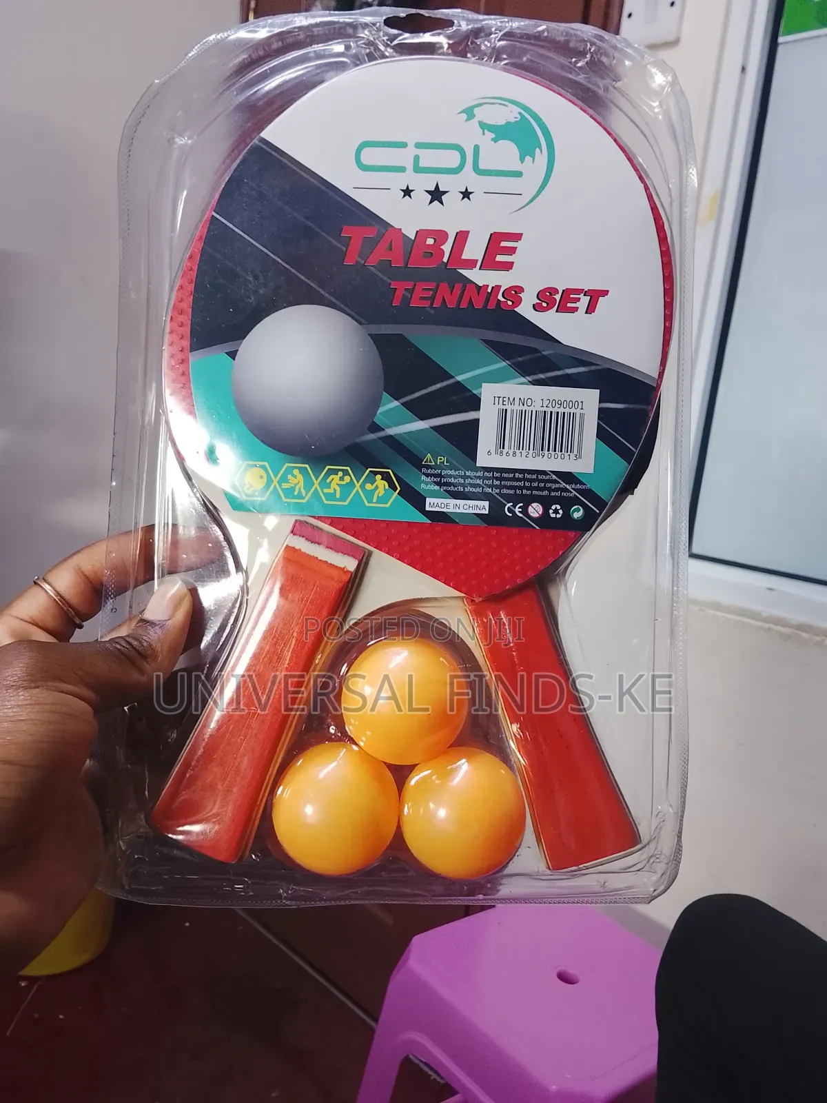 Professional Table Tennis Rackets and 3 Balls