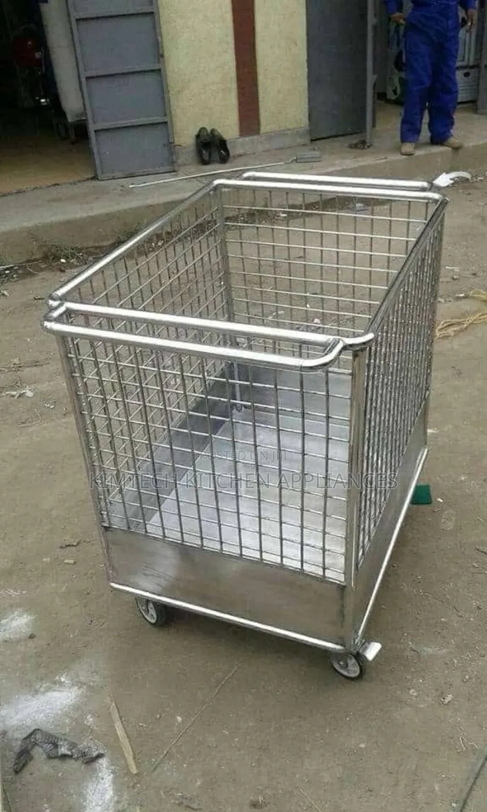 Stainless Steel Linen Trolley