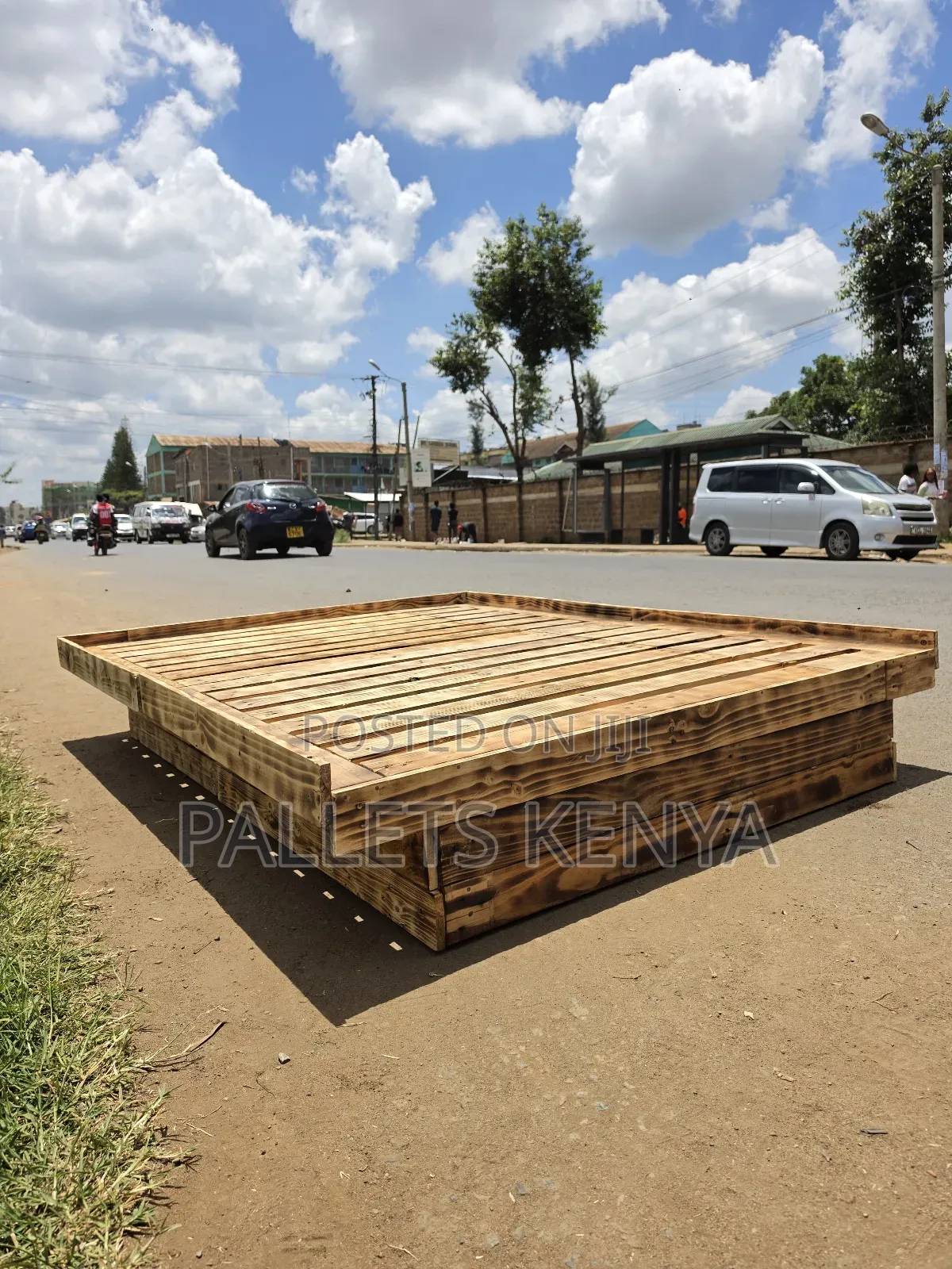 5*6(Feet) Pallet Bed – Rustic Floating, Comfortable Durable Bed.07
