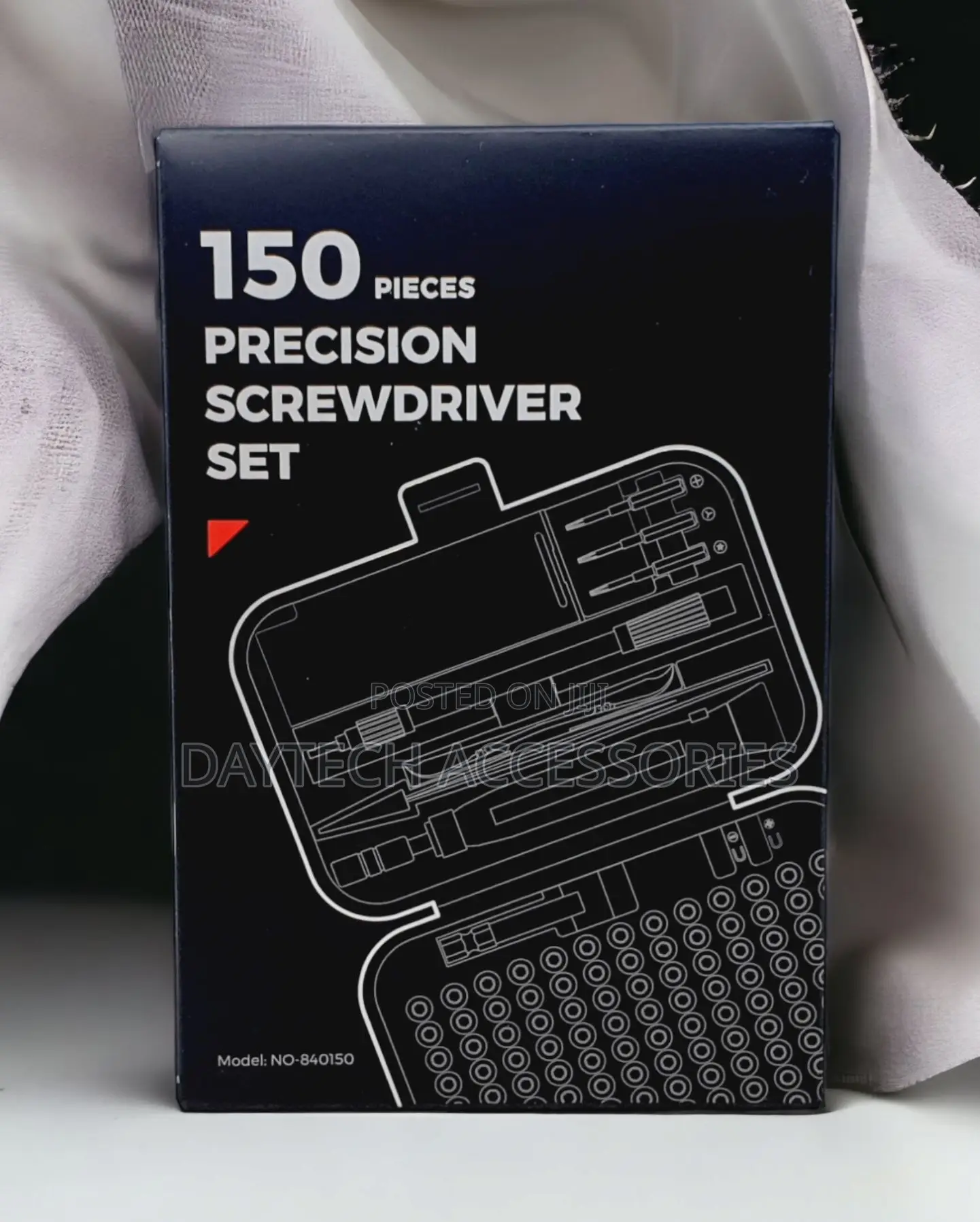 Kingsdun High Quality 150 in 1 Screwdriver Set Precision - Black