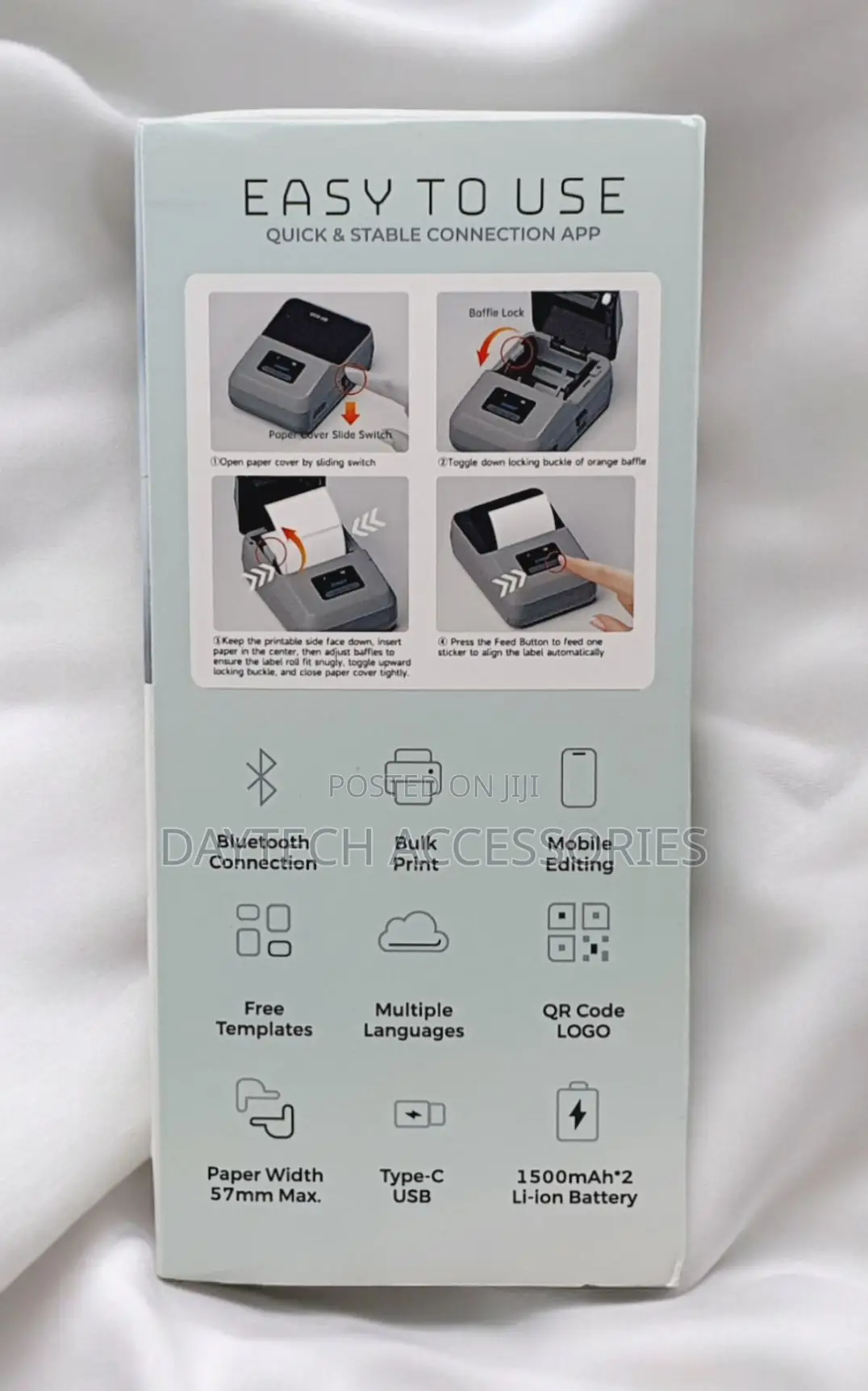 Green Lion Thermal Printer With 203 Dpi Printing Resolution