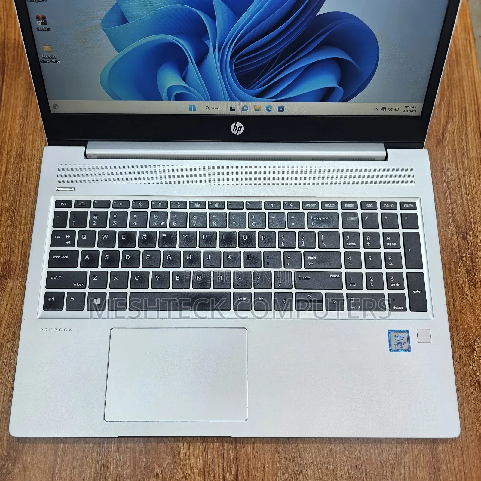 Laptop HP ProBook 450 G6 8GB Intel Core i7 SSD 256GB
