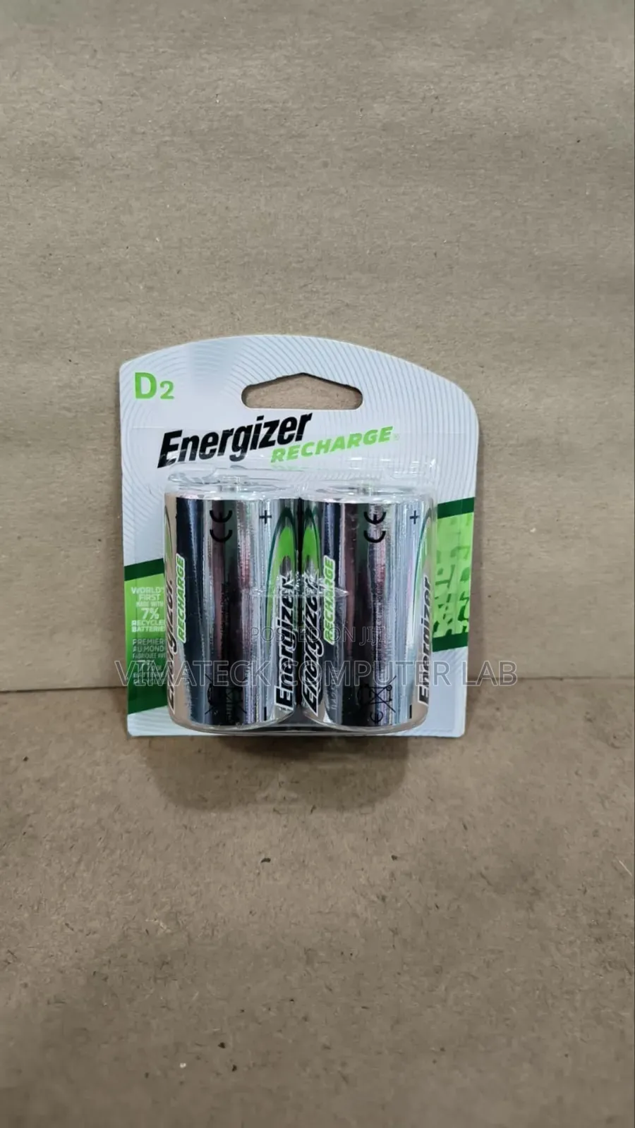 Size D Energizer Rechargeable Battery