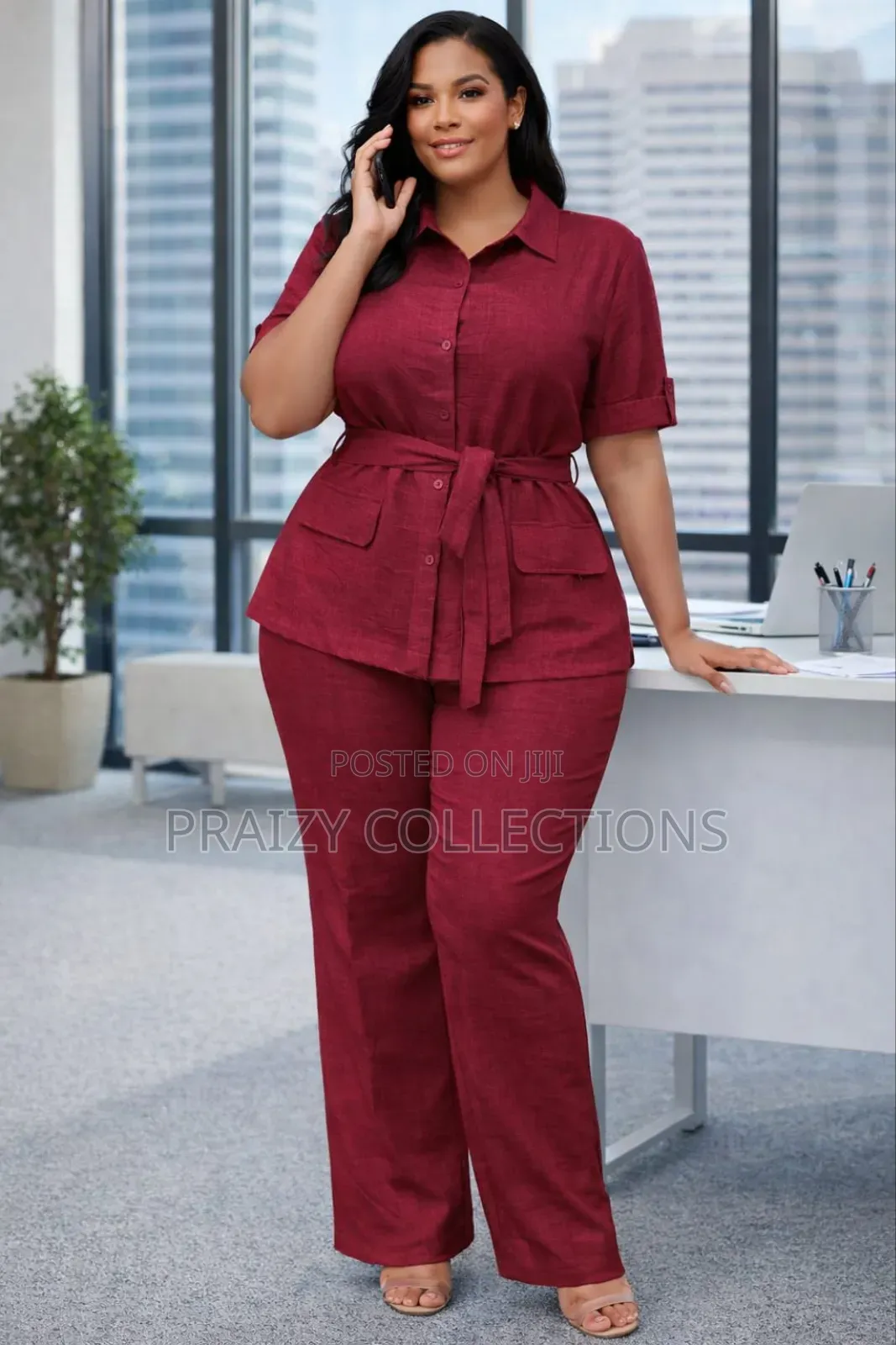 Classy 2 Pieces Linen Set