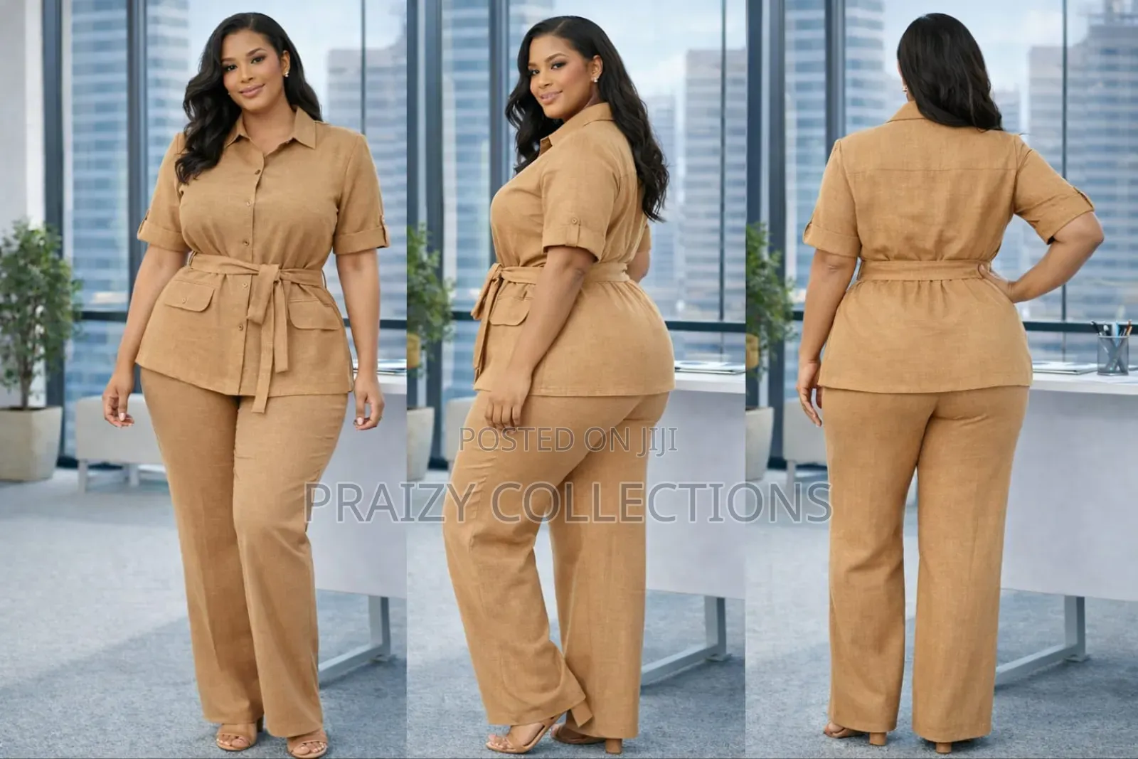 Classy 2 Pieces Linen Set