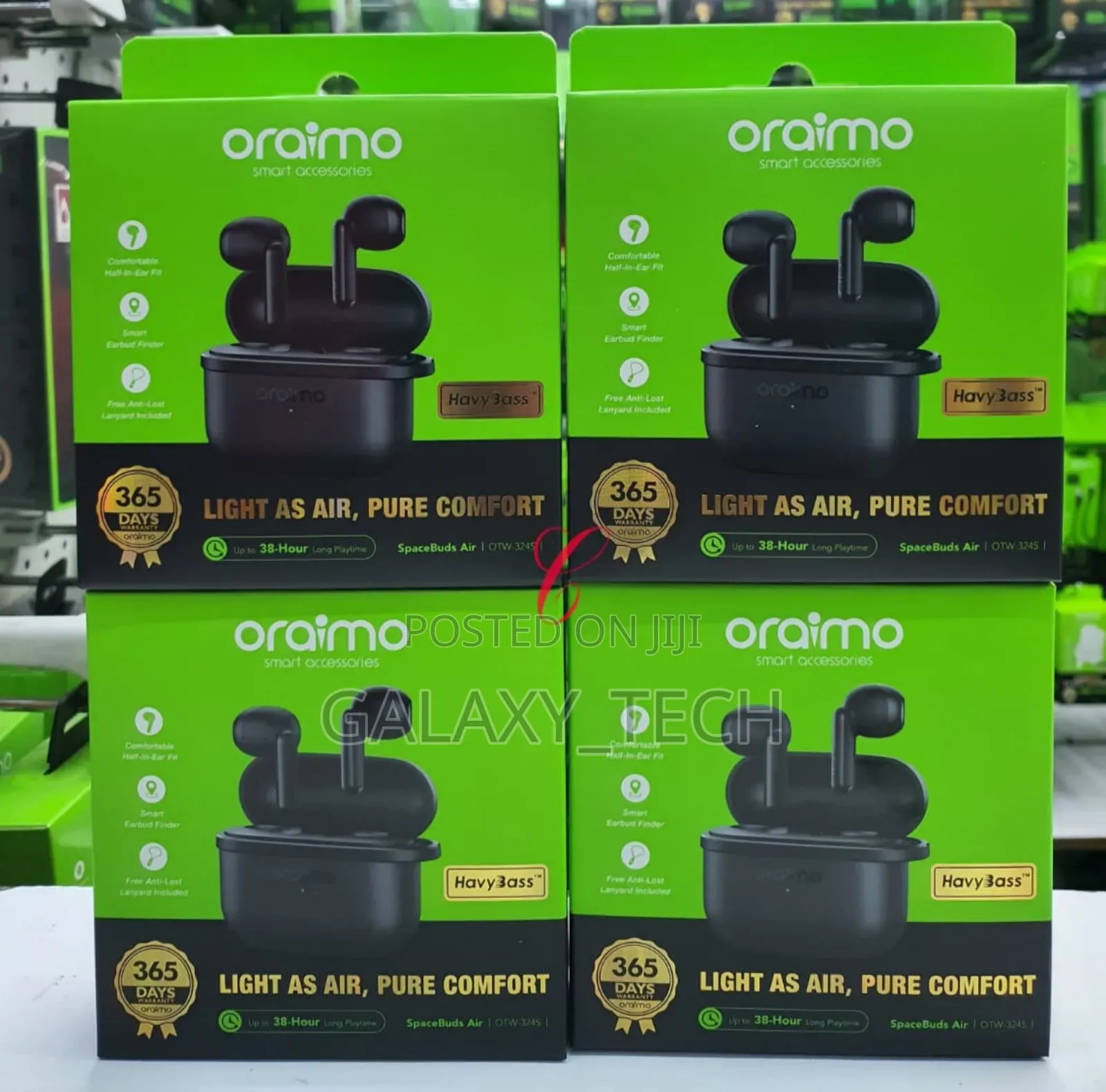 Oraimo *Spacebuds Air* Otw-324s Wireless Earbuds