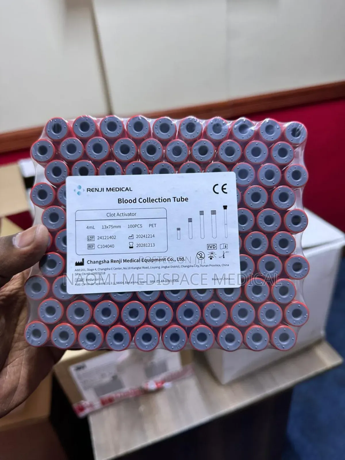Red Top Vacutainer