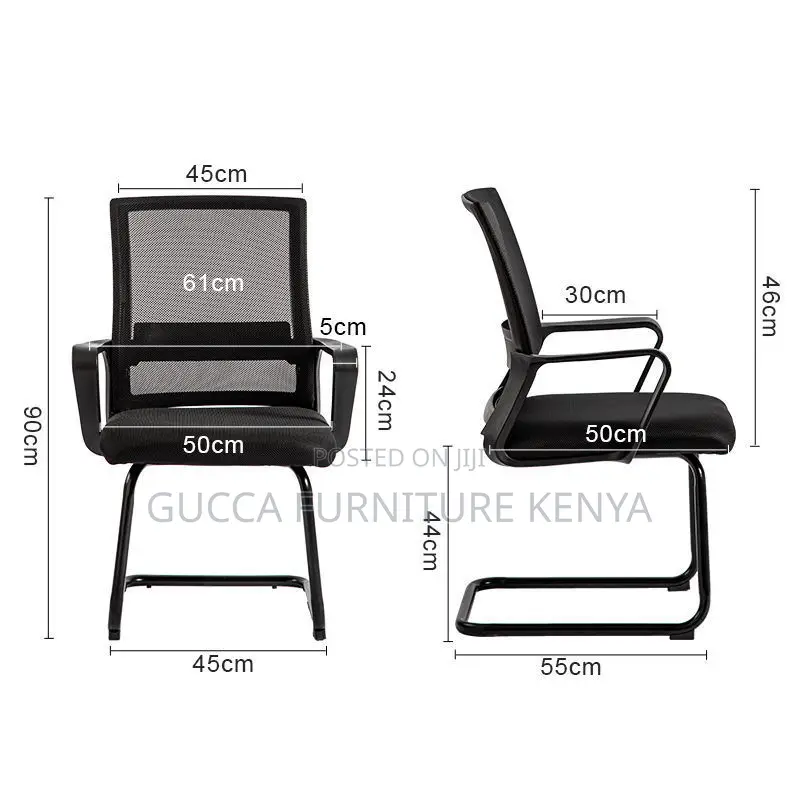 Mid-Back Ergonomic Mesh Meeting Office Chair