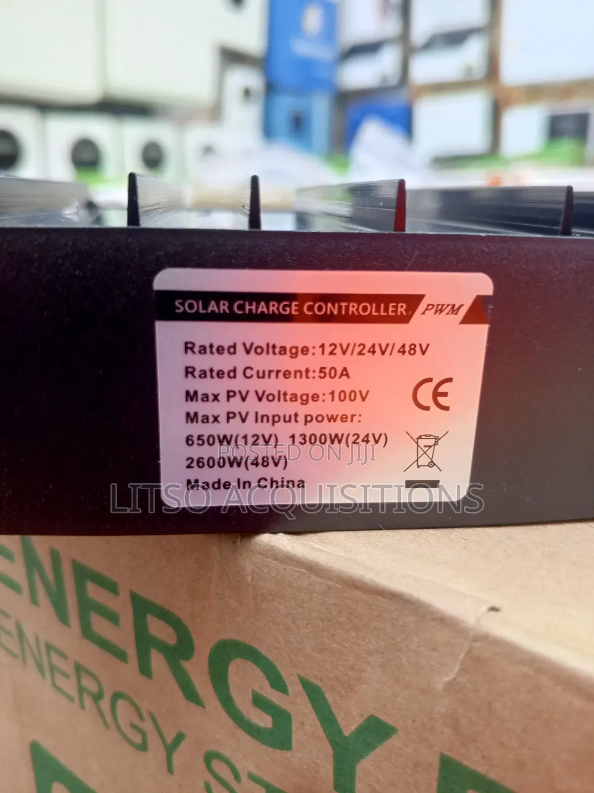 50a Solarpex Solar Charge Controller 12v/24v/48v