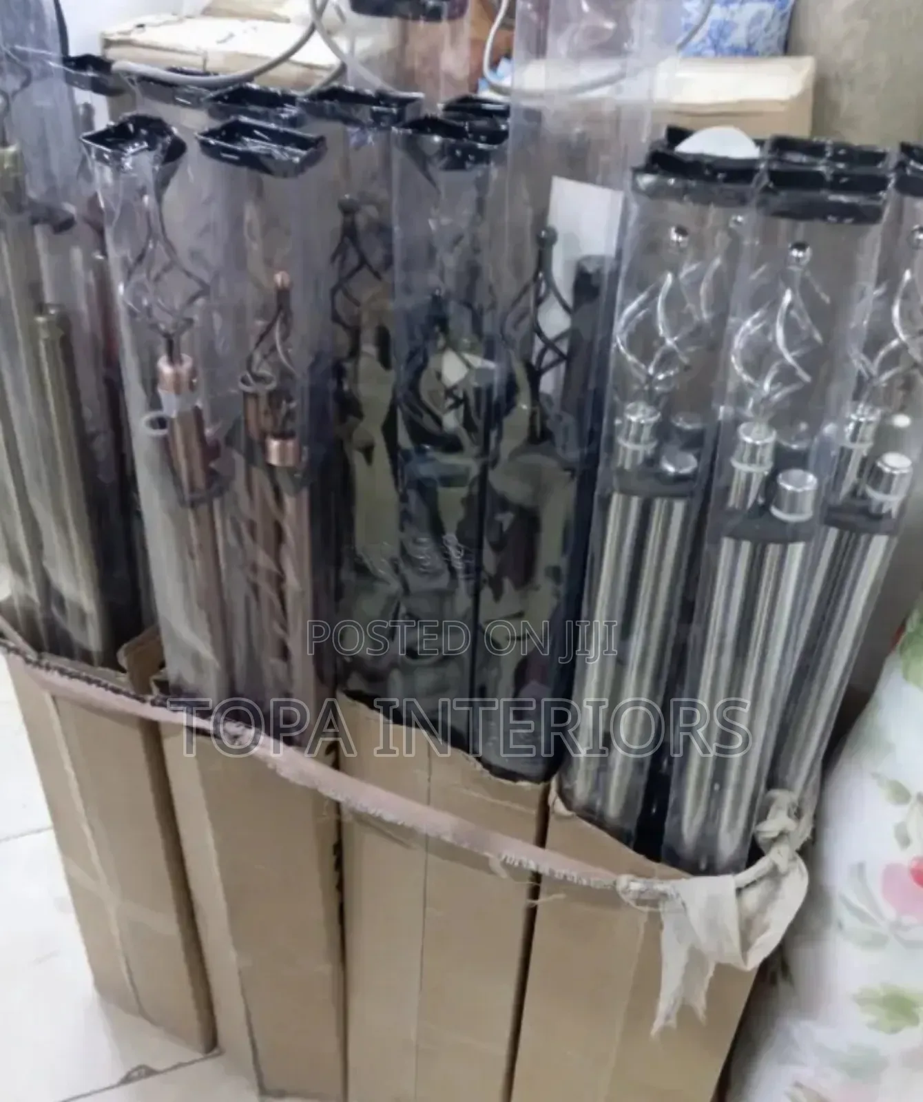 2m Single Imported Adjustable Drapery Curtain Rod Sets