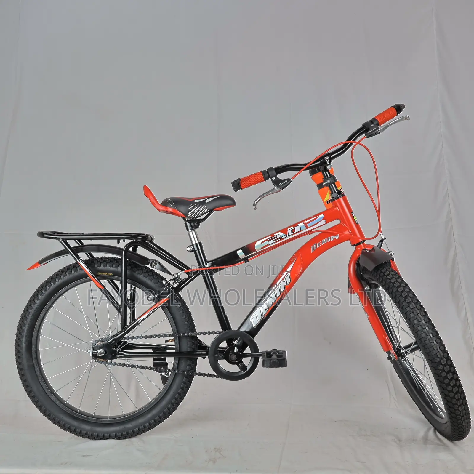 Sporty Denim Size 20 – Red Black