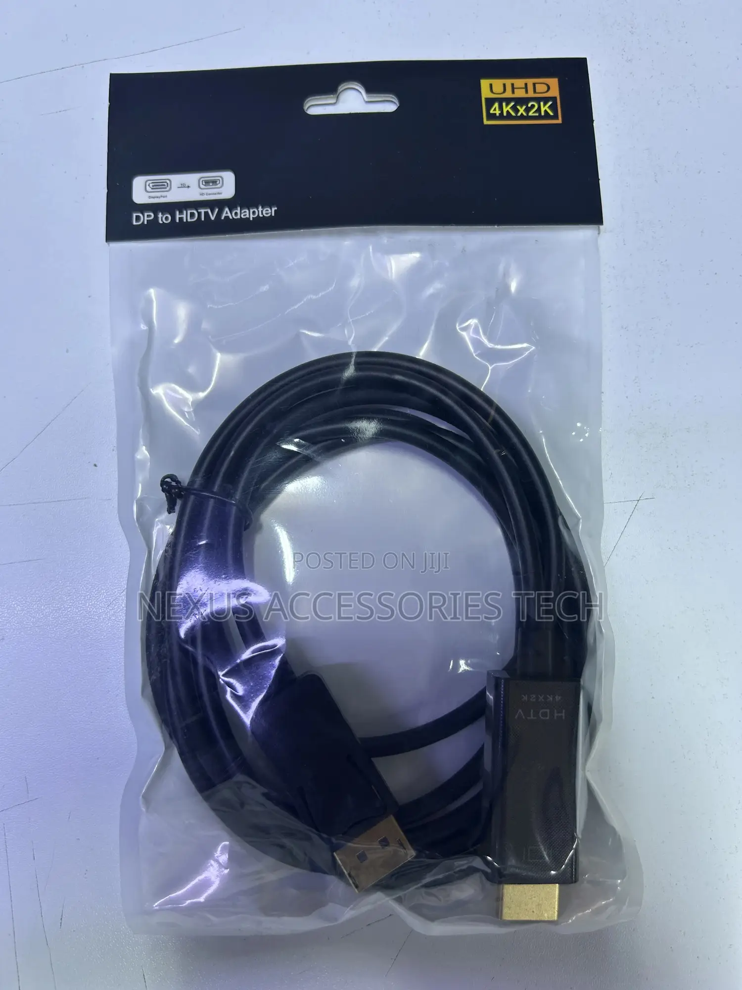 Displayport to Hdmi Cable Adapter – 4kx2k – Plug Play