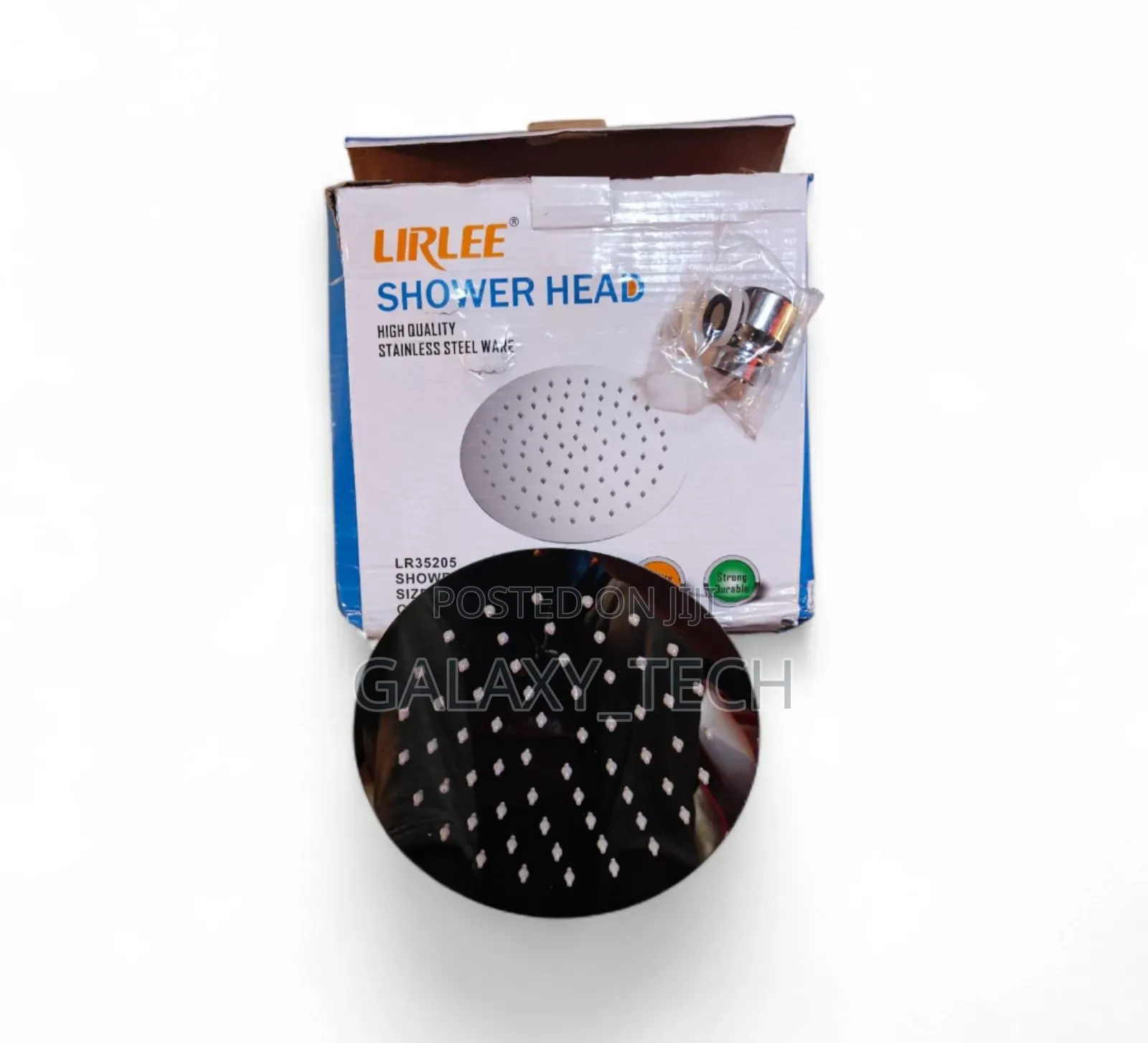Shower Heads//6 Inches Lirlee Round Metallic Shower Head