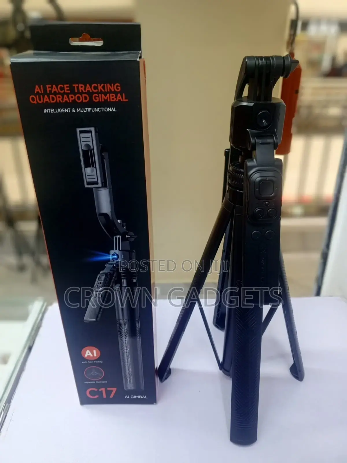 C17 Ai Face Tracking Quadrapod Gimbal
