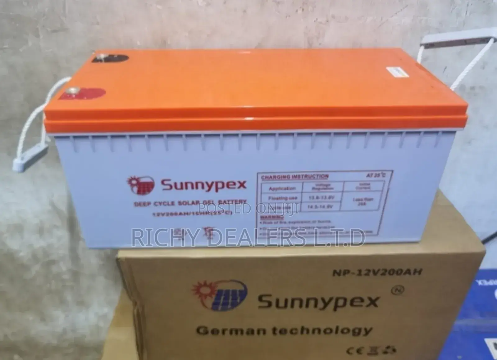 Sunnypex 12v 200ah Solar Battery