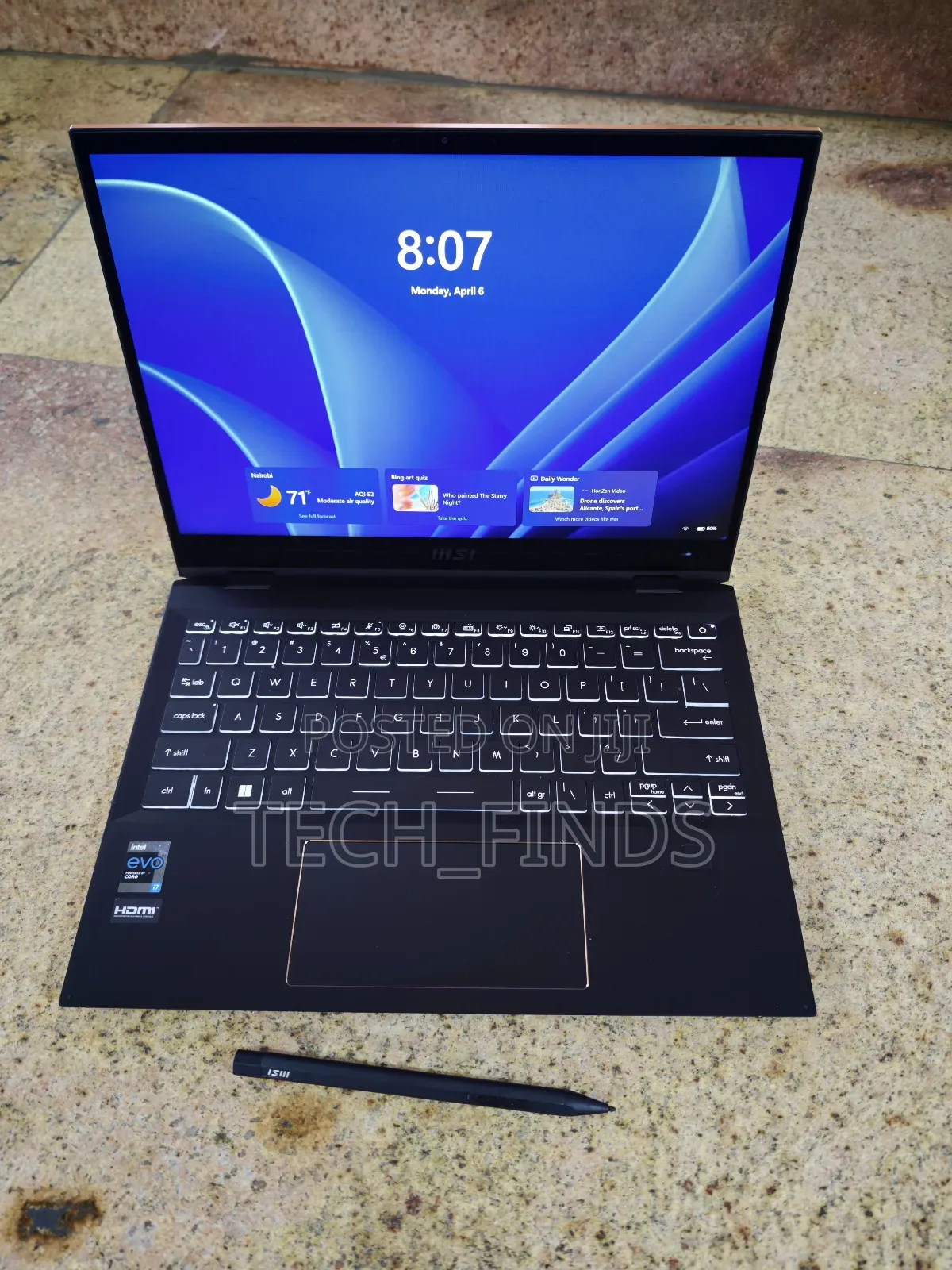 Laptop MSI Summit E13 Flip Evo 32GB Intel Core i7 SSD 1T
