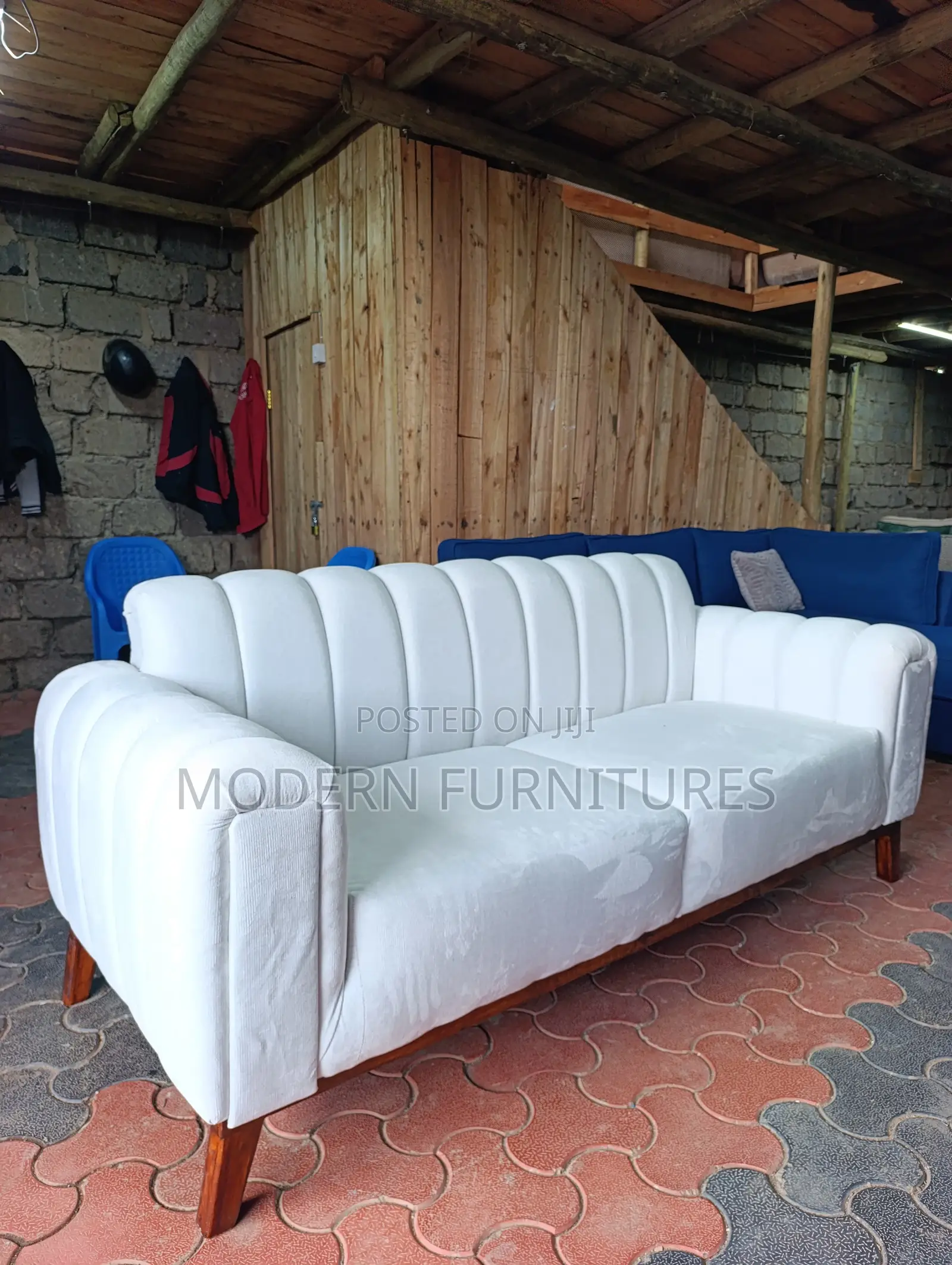 White Chic 3 Seater Sofa/3 Seater Sofa