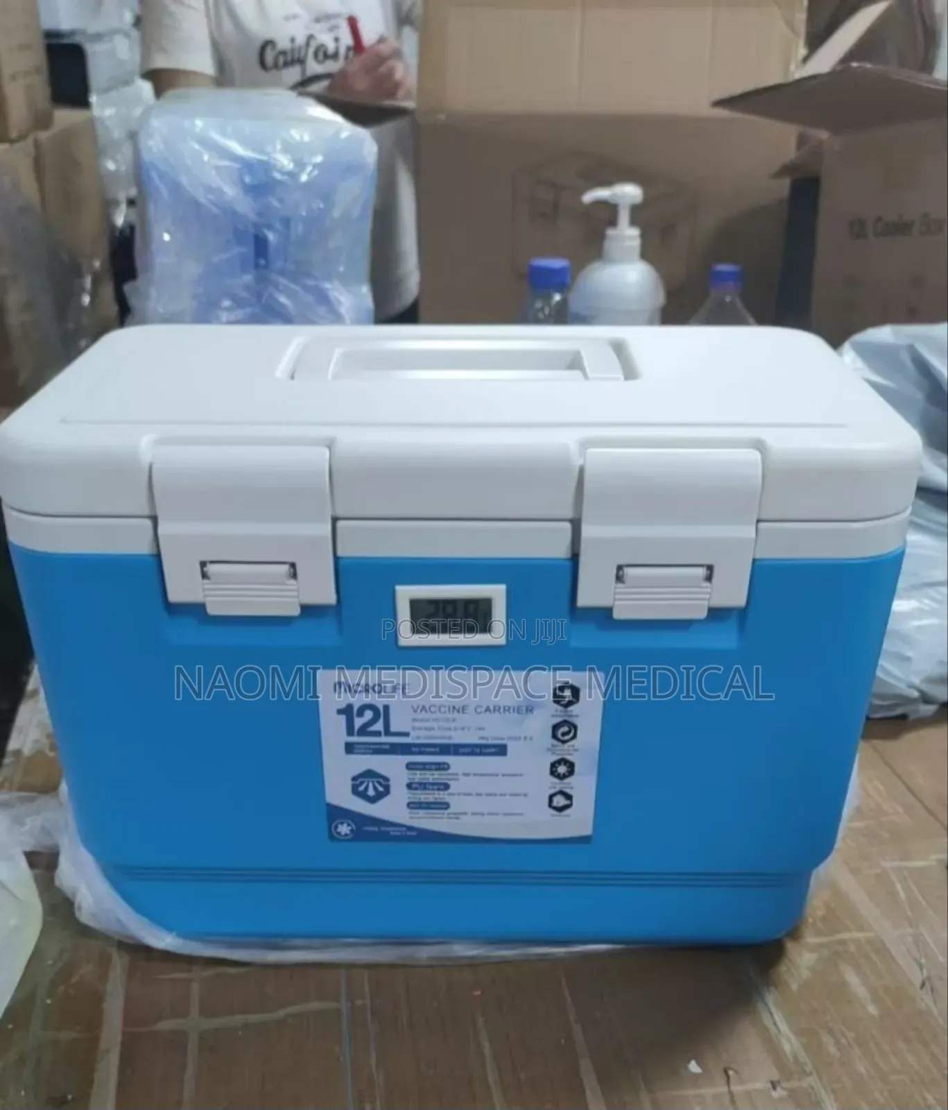 12l Vaccine Carrier With LCD Temperature Display-Who Display