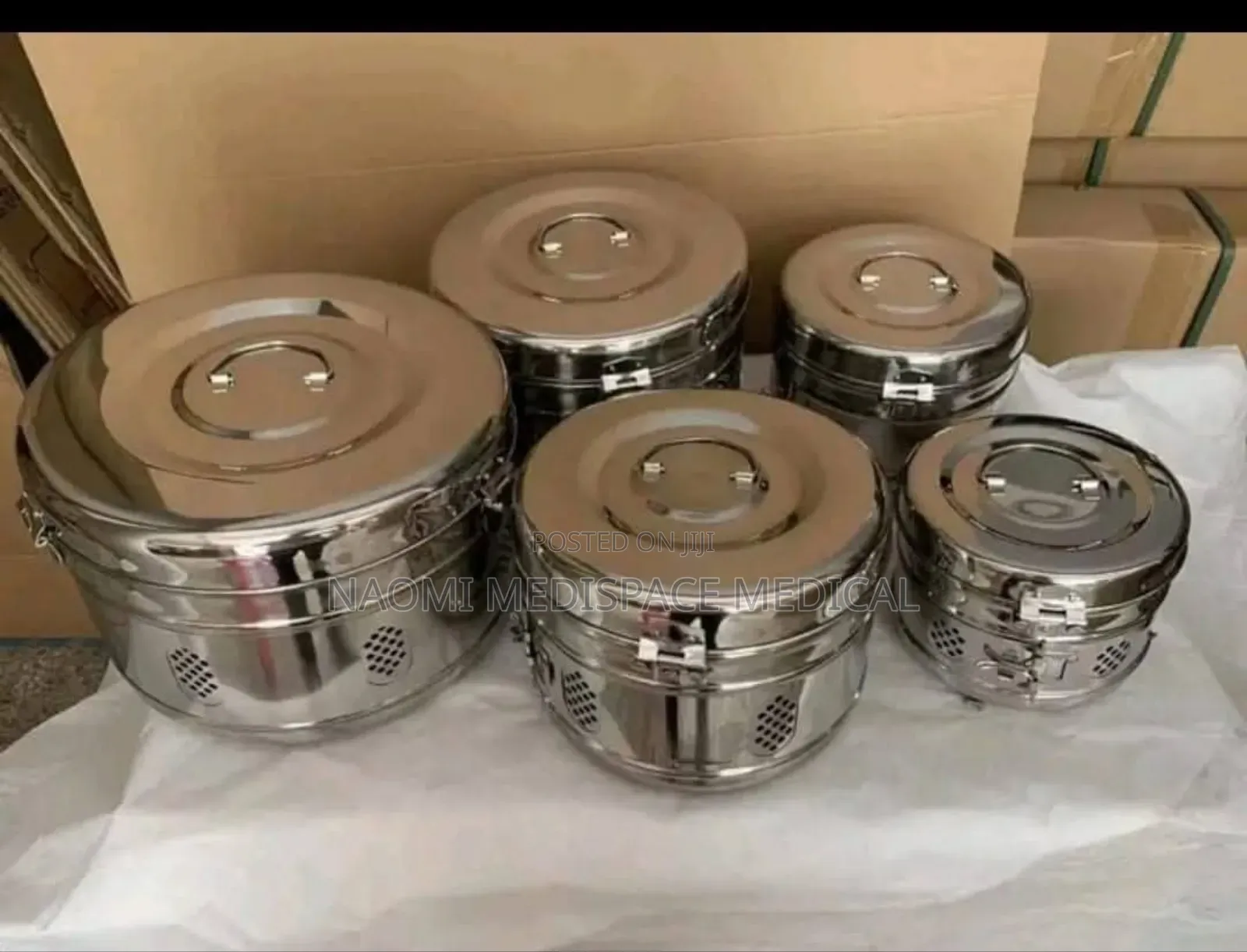 26cm Gauze Drum/Sterilising Drum (Stainless Steel)