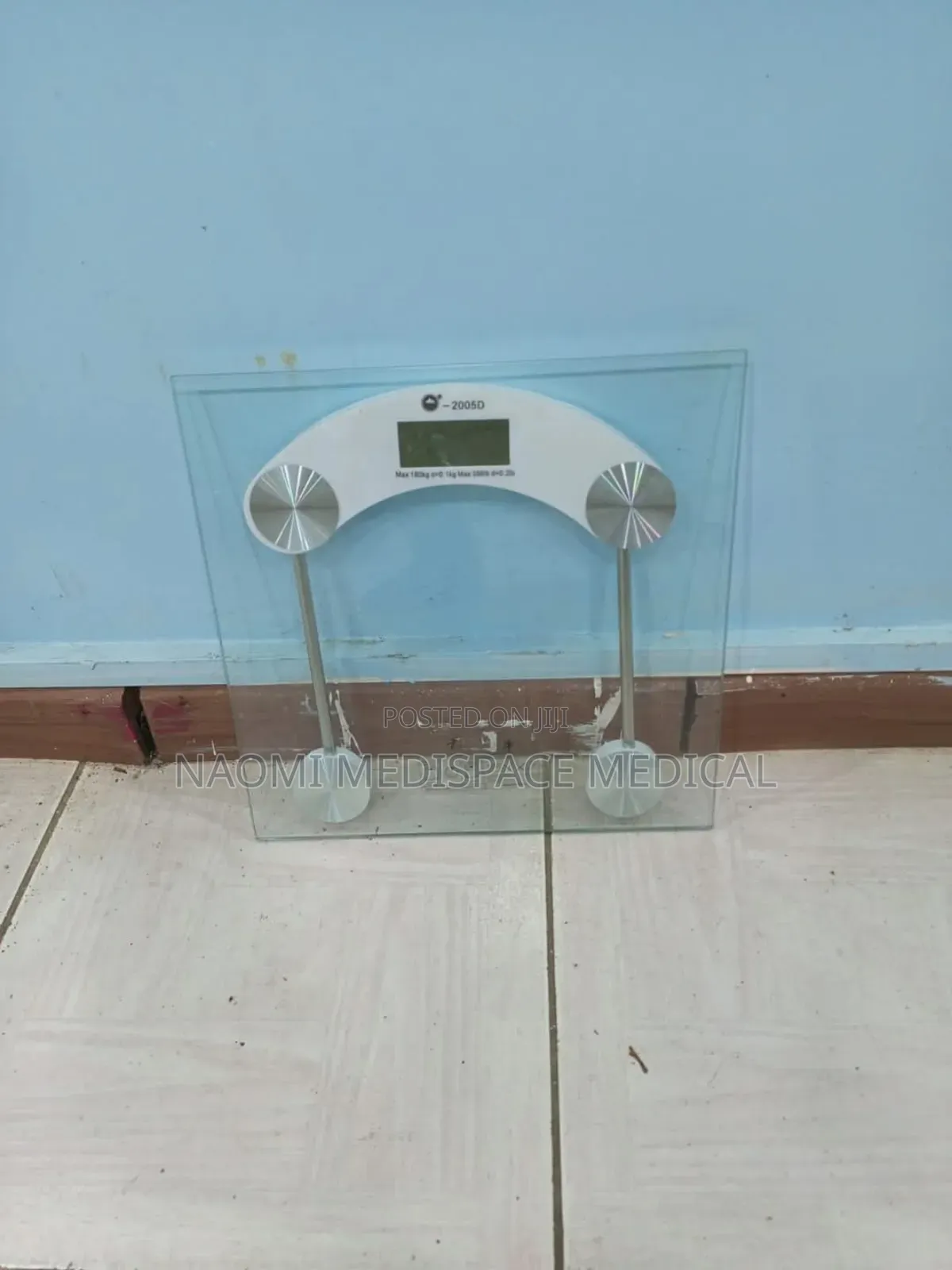 Clear Bathroom Weighing Scale