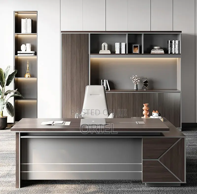 Executive Desks : 160cm L-Shaped Executive Office Workstation Desk