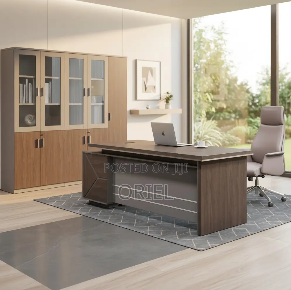 Executive Desks : 160cm L-Shaped Executive Office Workstation Desk