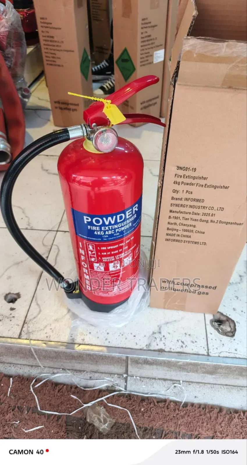 4kg Dry Powder Fire Extinguisher