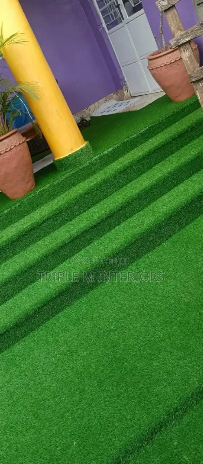 No Need to Have Boring Stairs | Cover With Artificial Grass Carpet