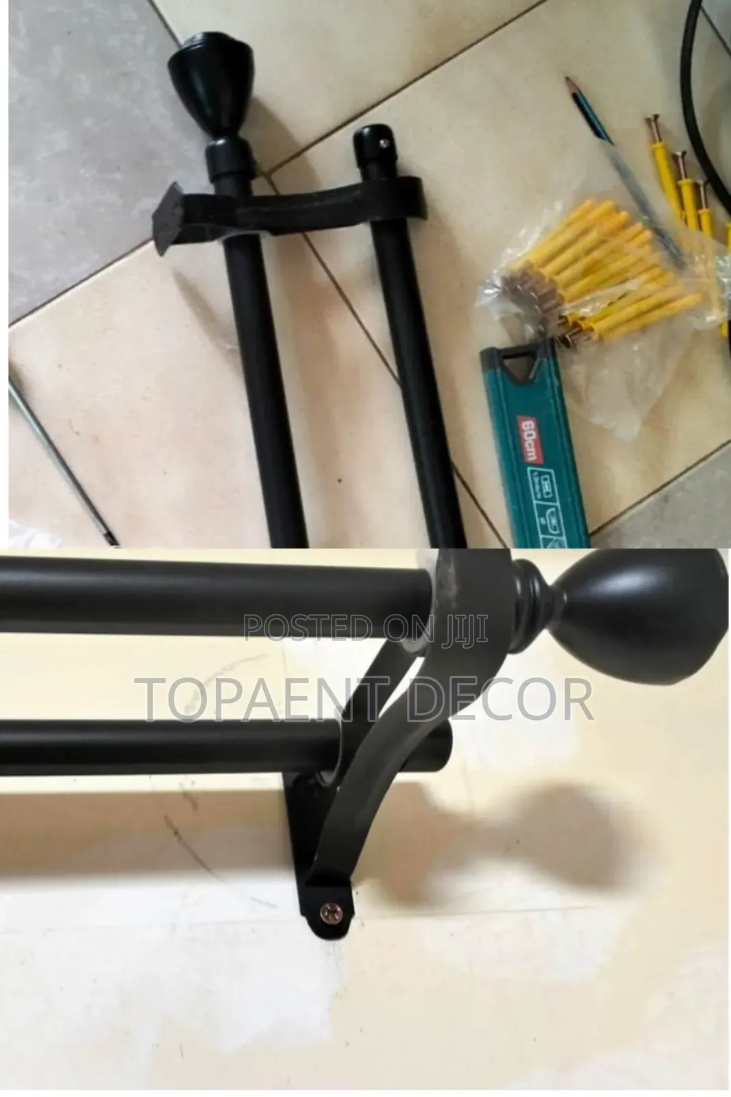 Strong Inside, Flawless Outside , Powder Coated Curtain Rods