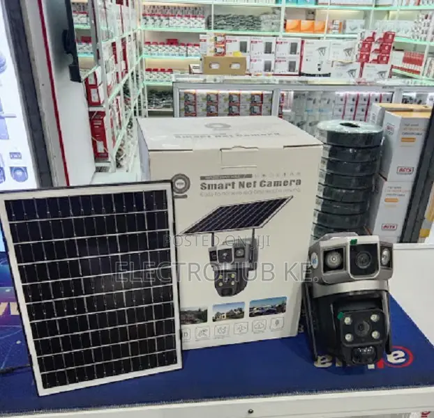 Wireless Solar Security Camera 4g - Dual Lens Hd V380 Pro Outdoor