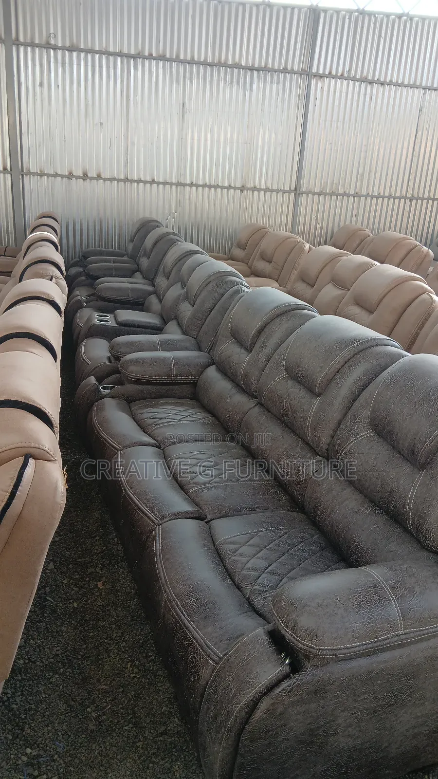 Luxury 7-Seater Semi-Recliner Sofa – Ultimate Comfort