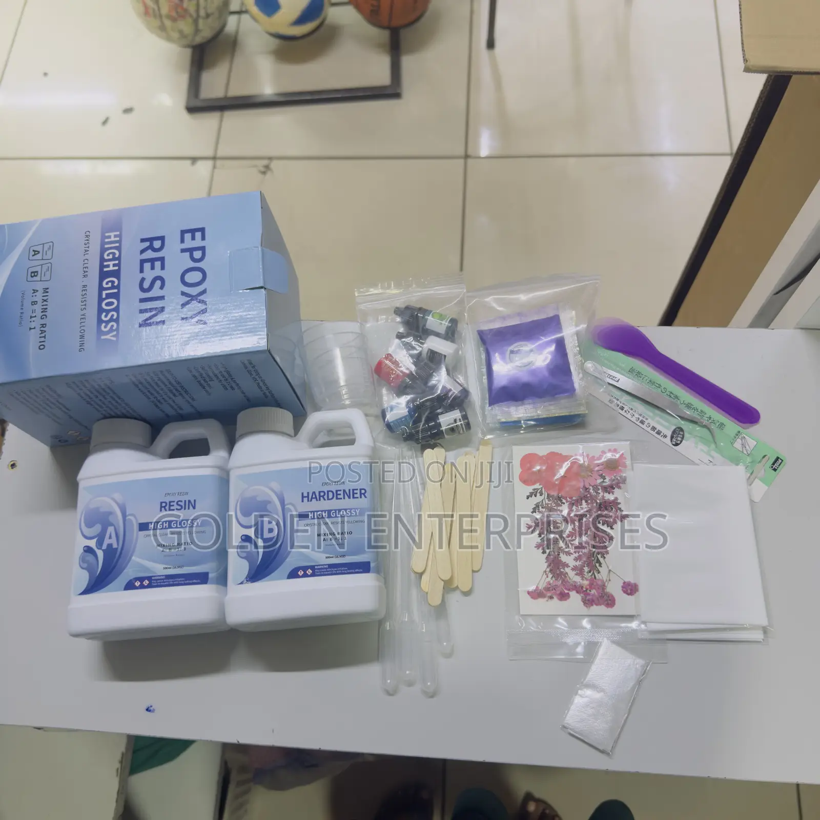 1kg High Glossy Epoxy Kit Ratio 1:1