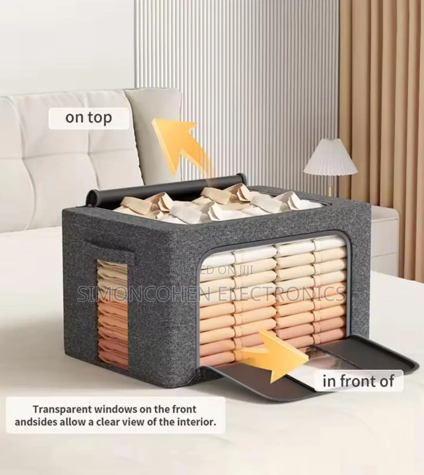 100l Foldable Clothes Storage Box
