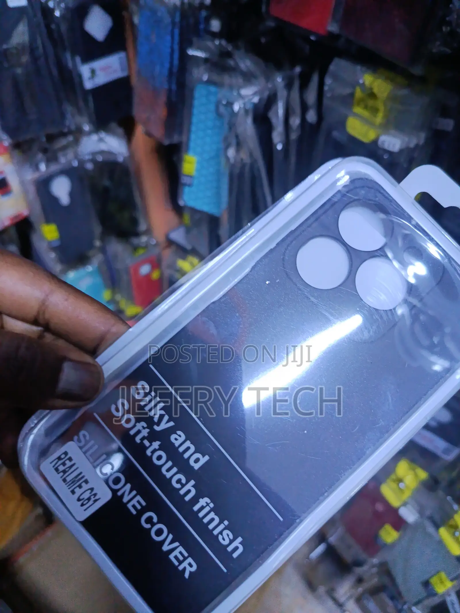 This Is a Silicone Phone Cover for the Realme C61.