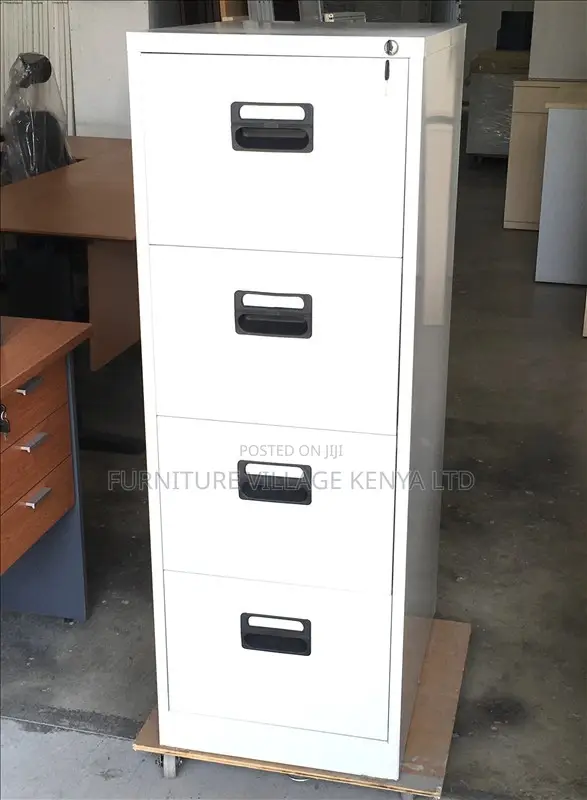 Office Cabinet ; 4- Drawer Metallic File Office Cabinet