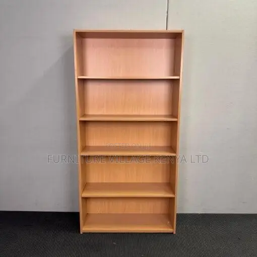 Bookshelf; 5-Tier Wood Shelf for Files and Books