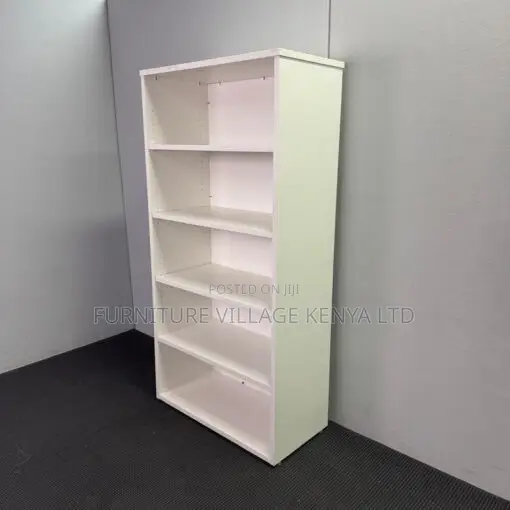 Bookshelf; 5-Tier Wood Shelf for Files and Books